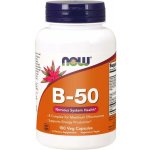 NOW Foods Vitamin B-50 Complex 100 rostlinných kapslí – Hledejceny.cz
