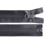Voděodolný zip No 7 délka 70 cm spirálový - šedá tmavá – Zboží Mobilmania