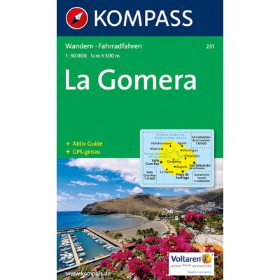 La Gomera - turistická mapa (Kompass č. 231) - turistická mapa – Hledejceny.cz