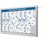 Jansen Display Venkovní vitrína typu T určená pro 24xA4, LED osvětlení, 1905 x 1167 mm – Sleviste.cz