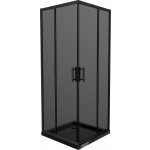MEXEN/S Rio sprchový kout 70x70, grafit, černá + vanička se sifonem 860-070-070-70-40-4070B – Hledejceny.cz