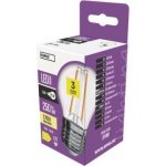 Emos LED žárovka Filament Mini Globe E27 1,8 W 25 W 250 lm teplá bílá – Zboží Mobilmania