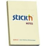 Stick´n Samolepicí bloček, pastelově žlutá, 76 x 51 mm, 100 listů, STICK N 21006 ,balení 100 ks 536602 – Hledejceny.cz
