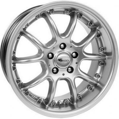 BROCK B6 10x17 5x100 ET30 chrome silver – Hledejceny.cz