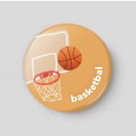 Nalepshop Basketbal Plánovací magnetka 32 mm – Zboží Mobilmania