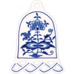 Cibulák vánoční ozdoba zvonek 10,5 cm originální cibulákový porcelán Dubí cibulový vzor 10379 – Zboží Dáma