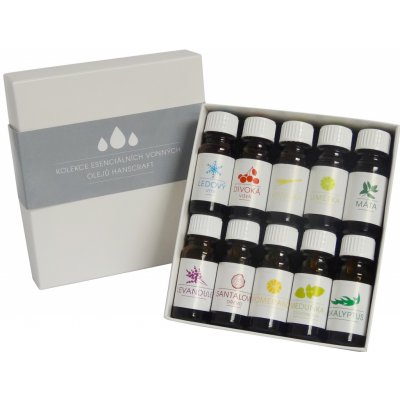 Hanscraft Esenciální saunový vonný olej Kolekce 1 - 10 x 10 ml – Hledejceny.cz