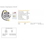 DZE regulátor napětí HONDA XRV 750 AFRICA TWIN 92 (31600-MV1-941) (35A) – Zboží Mobilmania