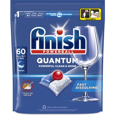 Finish Quantum All in 1 tablety do myčky 60 ks – Hledejceny.cz