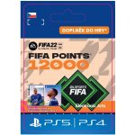 PlayStation FUT 22 – FIFA Points 12000 CZ – Zboží Mobilmania