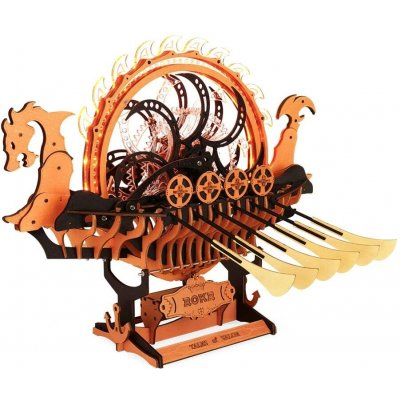 ROBOTIME Rokr 3D dřevěné puzzle Vikingská dračí loď 229 ks – Hledejceny.cz