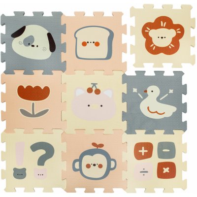 Zopa Pěnová podložka Puzzle 30x30 cm 9ks Logic – Zboží Dáma