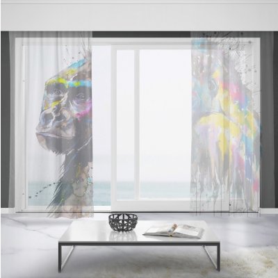 IMPAR Záclony Gorila art (Rozměr záclony: 150x250) – Hledejceny.cz