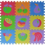 Matyska pěnové puzzle Ovoce 28 cm x 28 cm – Zboží Mobilmania