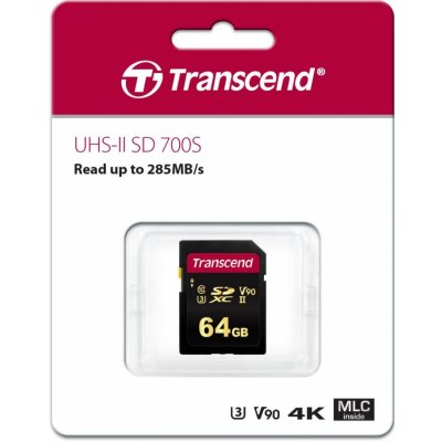 TRANSCEND SDXC Class 10 64 GB SDC700S – Zboží Mobilmania