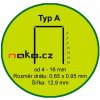 Spona a ostatní Spony A08CAL PREBENA (bal=10.000ks)