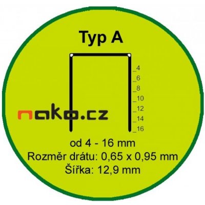 Spony A08CAL PREBENA (bal=10.000ks) – Zbozi.Blesk.cz