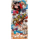 Textilomanie Fototapeta na dveře GRAFFITI 86x200 cm – Zboží Dáma