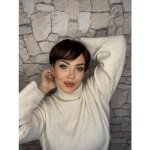 Paruka z pravých a umělých vlasů Bianca hnědá – Zboží Dáma