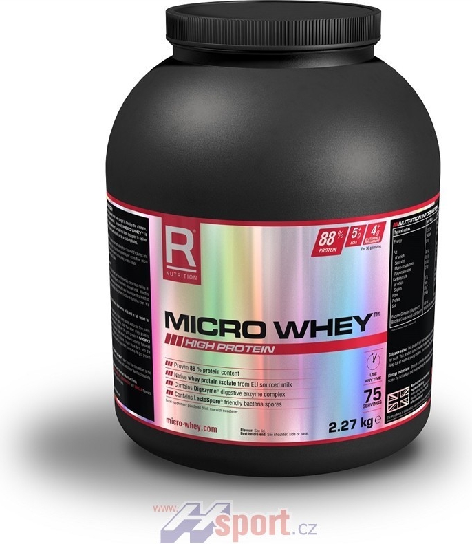 Reflex Nutrition Micro Whey Native 2270 g od 1 459 Kč - Heureka.cz