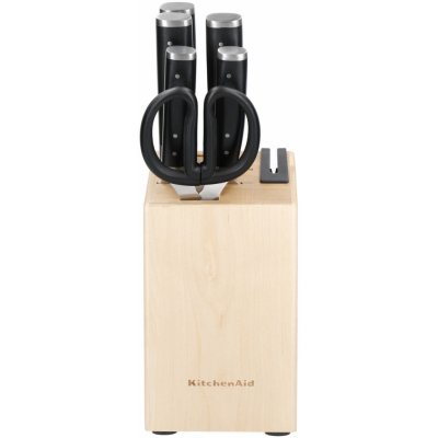 KitchenAid Gourmet březový blok s noži 7 ks, KO6PSTSNOBG – Zboží Dáma