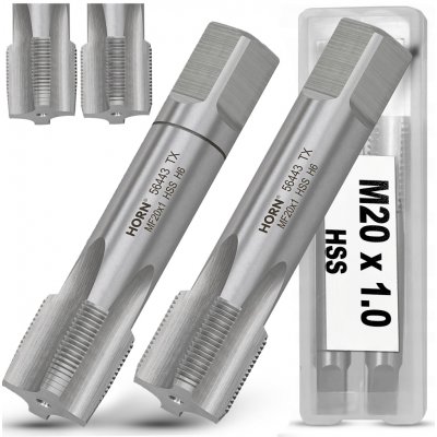 Závitník ruční M20 x 1 mm, 2 ks, DIN-2181/2P – Hledejceny.cz