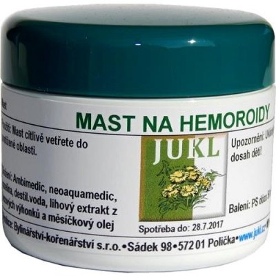 Jukl Mast na hemoroidy 50 ml – Zbozi.Blesk.cz