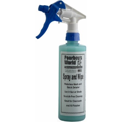 Poorboy's World Spray and Wipe Waterless Wash 473 ml – Zbozi.Blesk.cz