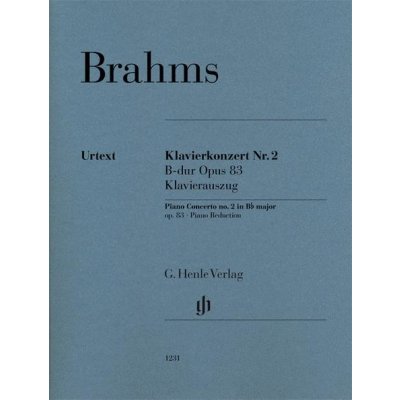 Johannes Brahms Piano Concerto No. 2 in B-flat Major, Op. 83 noty na čtyřruční klavír – Hledejceny.cz