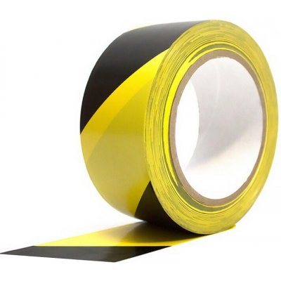 Perdix Výstražná lepící páska 48 mm x 66 m žluto-černá levá – Zboží Mobilmania