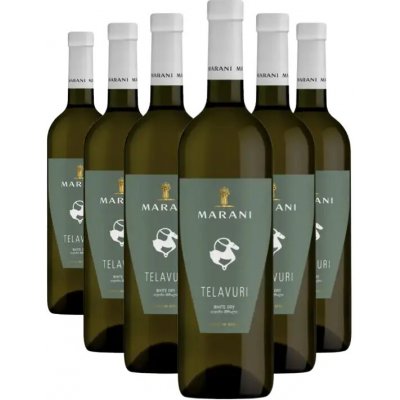 Marani TELAVURI bílé suché víno 12% 6 x 0,75 l (holá láhev) – Hledejceny.cz