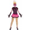 Karnevalový kostým 20-FT068 Extravagantní škraboška Venice Mask růžová