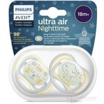 Avent Philips šidítko ultra air 376/11 Nighttime Boy BPA free 2Pack – Zbozi.Blesk.cz