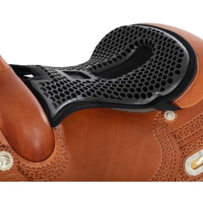 Acavallo Gelový potah na westernové sedlo Dri Lex Ortho Coccyx hnědá – Zboží Dáma