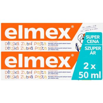 Elmex Caries Protection zubní pasta pro děti 0-6 years 2 x 50 ml