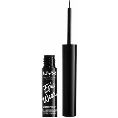 NYX Professional Makeup Epic Wear Liquid Liner tekuté linky na oči s matným finišem 07 Red 3,5 ml – Hledejceny.cz