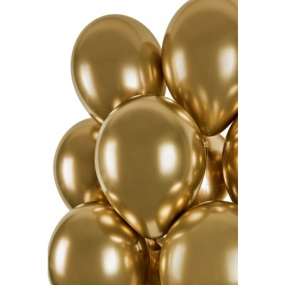 Gemar #088 Balónek 33 cm 13 SHINY zlatý – Zboží Dáma