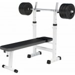 Gorilla Sports Posilovací lavice s činkou a závažím 38 kg – Hledejceny.cz