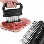 Jehlový tenderizér na maso z nerezové oceli, 48 jehel – Hledejceny.cz