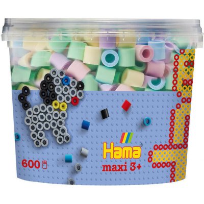 HAMA Mix korálky v tubě 600 ks MAXI – Sleviste.cz