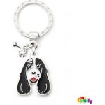 My Family COCKER gravírovateľný přívěsek 2,9 x 2,5 cm – Zboží Mobilmania