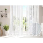 Žakárová záclona - síť velká oka - vzor 11607 – Zboží Mobilmania
