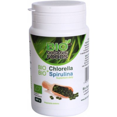 Bio Organic Foods BIO Chlorella a BIO Spirulina tablety 280 g – Hledejceny.cz