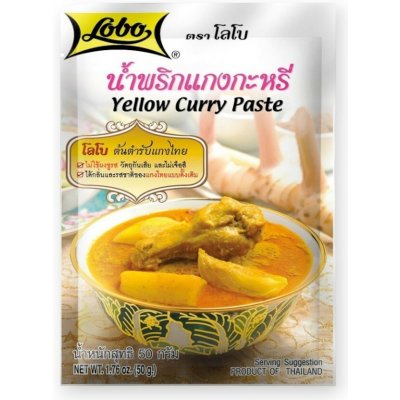 Lobo kari pasta žlutá 50 g – Zboží Dáma