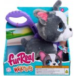 FurReal Walkalots francouzský buldoček – interaktivní plyšový pejsek na vodítku 20 cm – Zboží Mobilmania