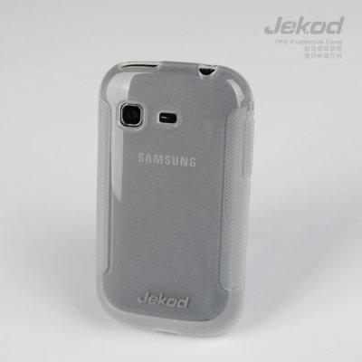 Pouzdro JEKOD TPU Ochranné Samsung S5300 Pocket bílé – Sleviste.cz