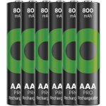 GP ReCyko Pro AAA 800mAh 6ks 1032126080 – Hledejceny.cz