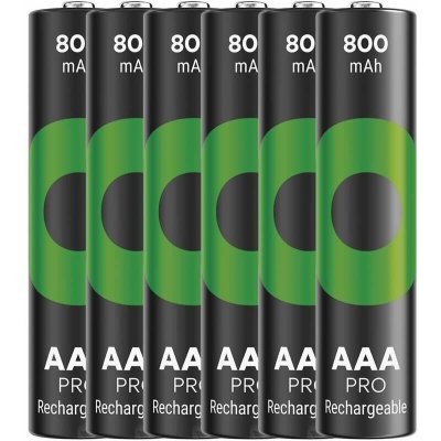 GP ReCyko Pro AAA 800mAh 6ks 1032126080 – Hledejceny.cz
