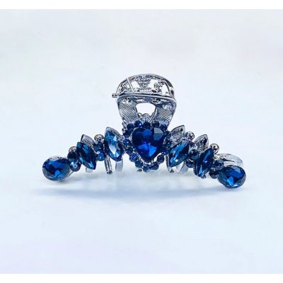 B-TOP Spona/ skřipec do vlasů s kamínky Typ: Typ 1 – Zboží Dáma