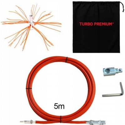 Turbo Premium Rotační kartáč na čištění komína Anaconda 5 m – Zboží Mobilmania